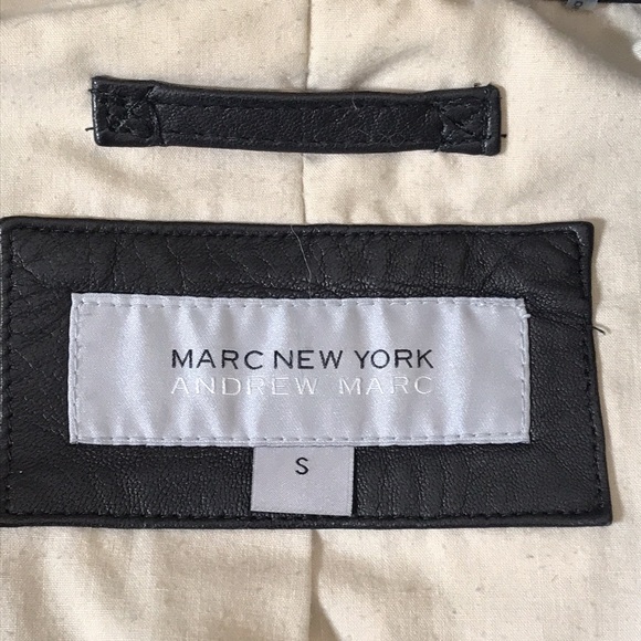 Marc New York Andrew Marc woman’s small black leather jacket - Picture 8 of 9